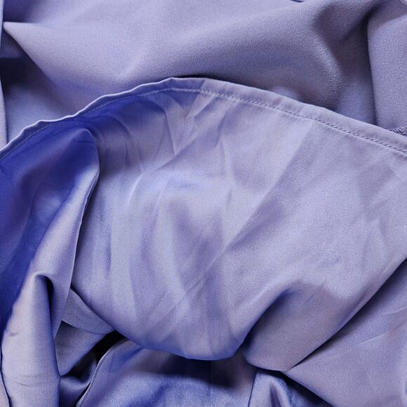 MISTRESS ROCKS LA Wishing Gathered Midi Skirt Purple Large NWT Ruched - Picture 5 of 12